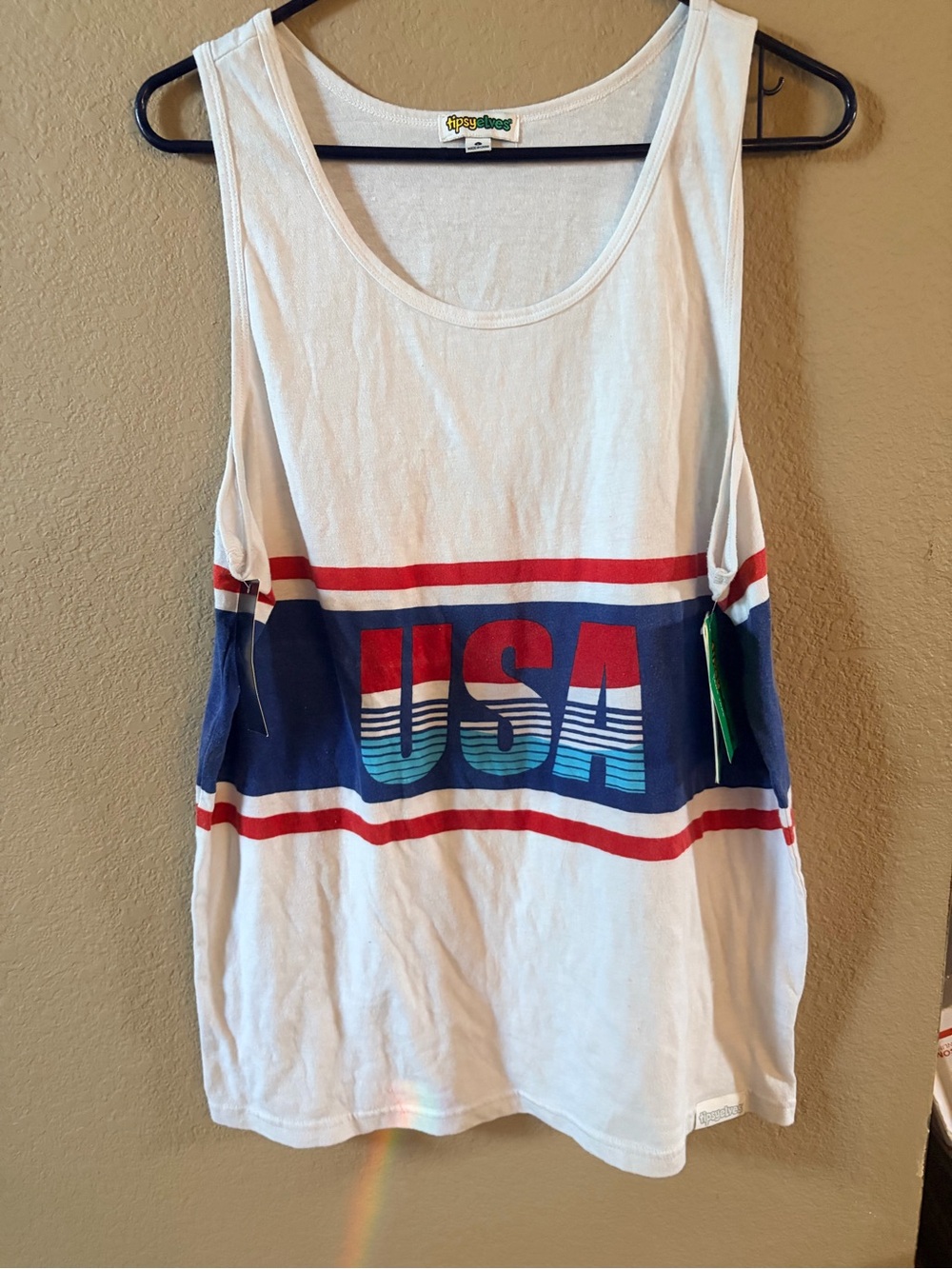 Tipsy Elves American patriotic tee Shirt Men's Size xL Patriotic, Americana